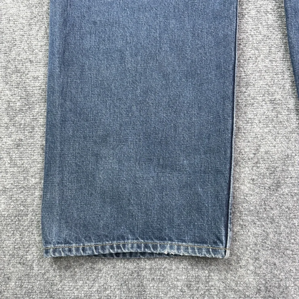 Vintage Levis 569 Mens Loose Straight Jeans 38x30 Blue Medium Wash Y2K Denim